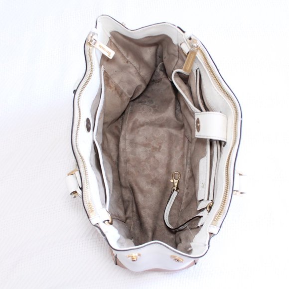 Michael Kors Sutton Safiano Leather Colorblock Bag - Picture 8 of 16